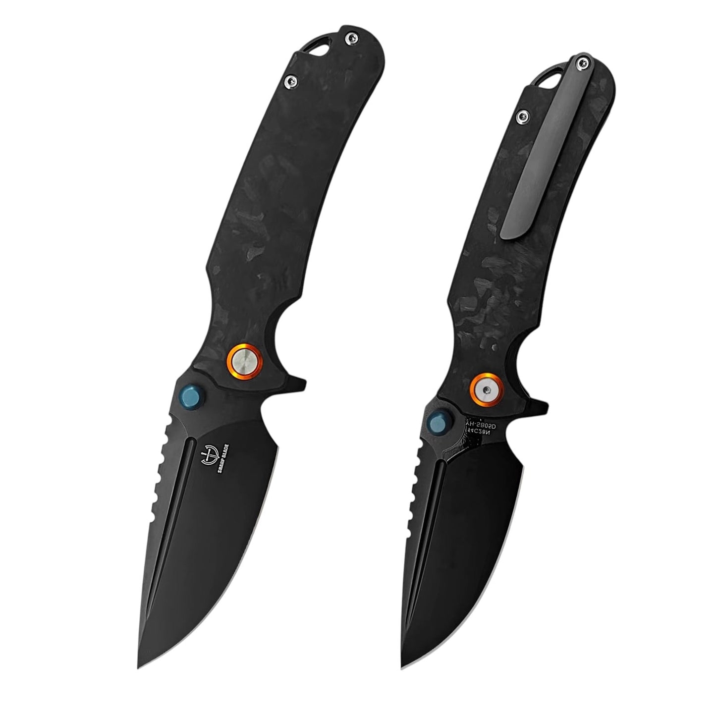 Sharp Blade Premium 14C28N EDC Folding Knife | Micarta | Thumb Stud & Flipper