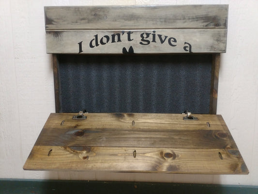 “I Don't Give A Rat's Ass” Gun Concealment Wall Art