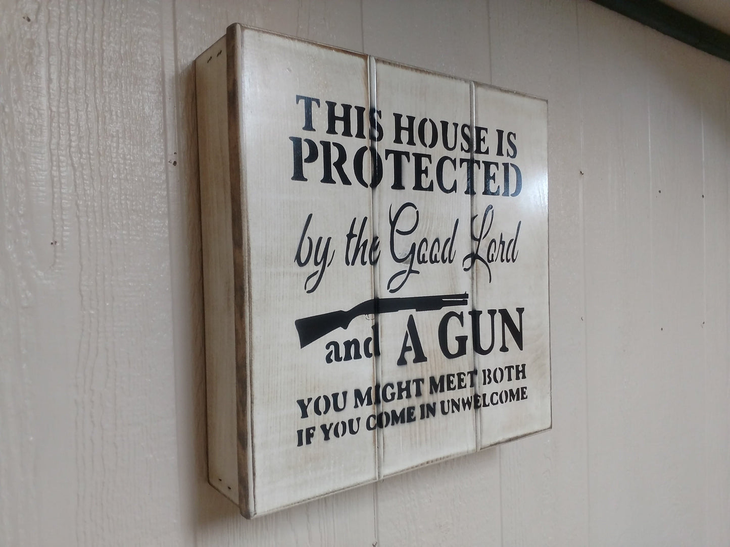 "This House" wall art box.