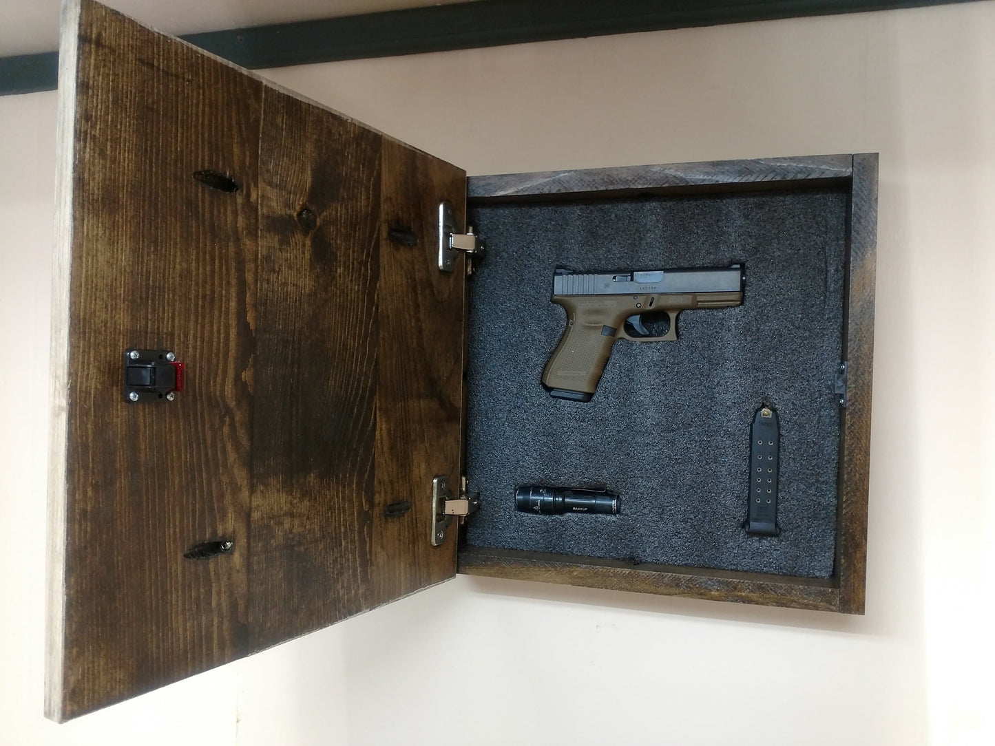 Chuck Norris Gun Concealment Wall Art Box