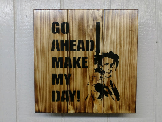 "Dirty Harry" Gun Concealment Wall Art Box
