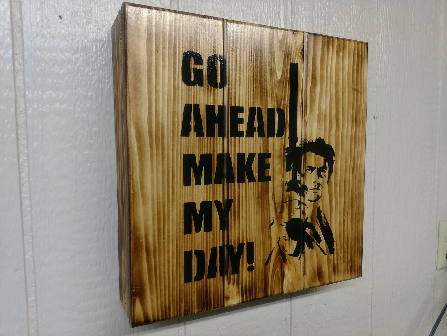 "Dirty Harry" Gun Concealment Wall Art Box