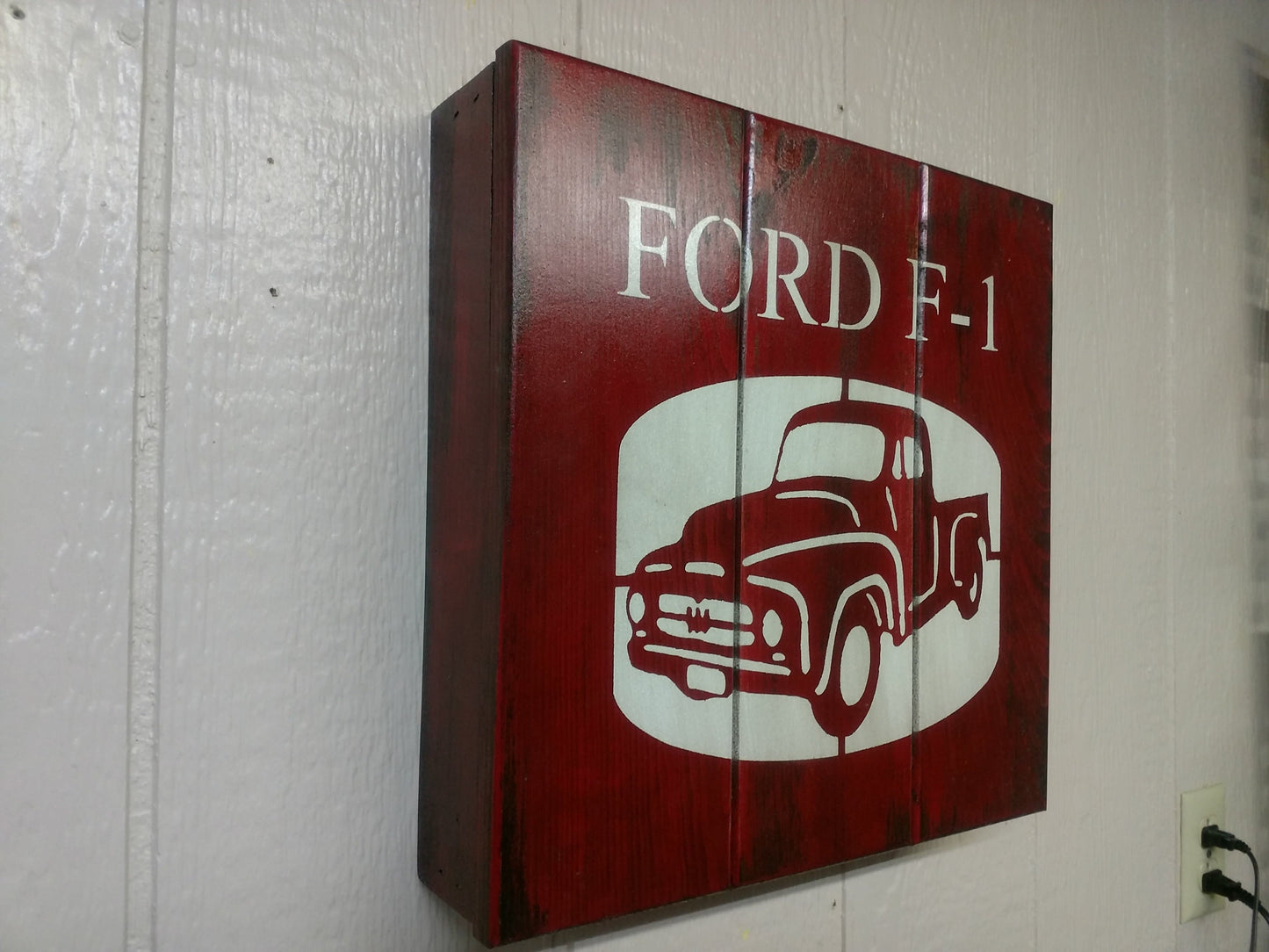 Ford F1 Wall Art Gun Concealment Box