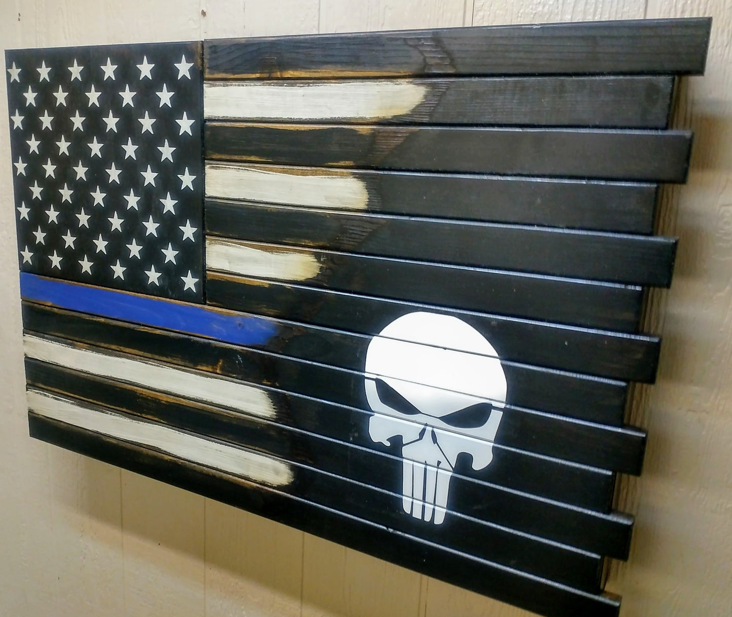 Premium 2 Compartment Gun Case - Half Flag & Half Logo Designs