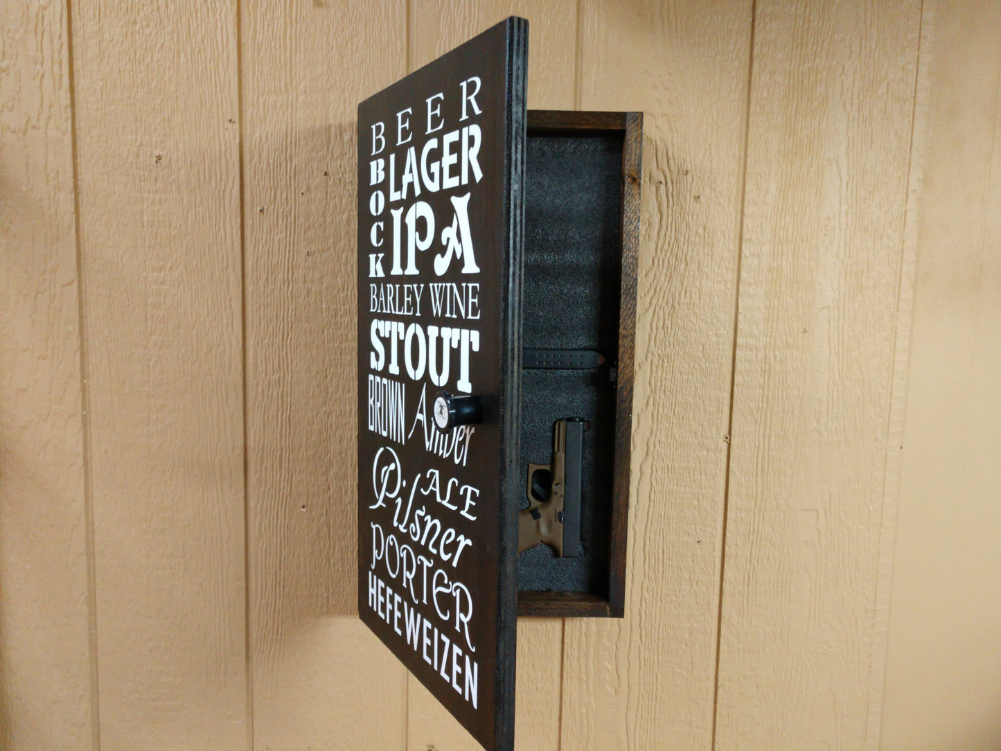 Mini Craft Beer Gun Storage Sign