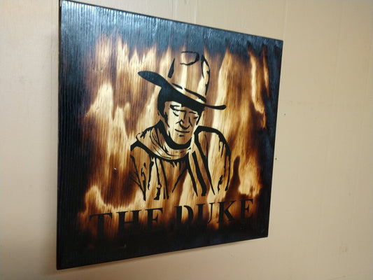 "THE DUKE" MINI GUN CONCEALMENT WALL ART BOX