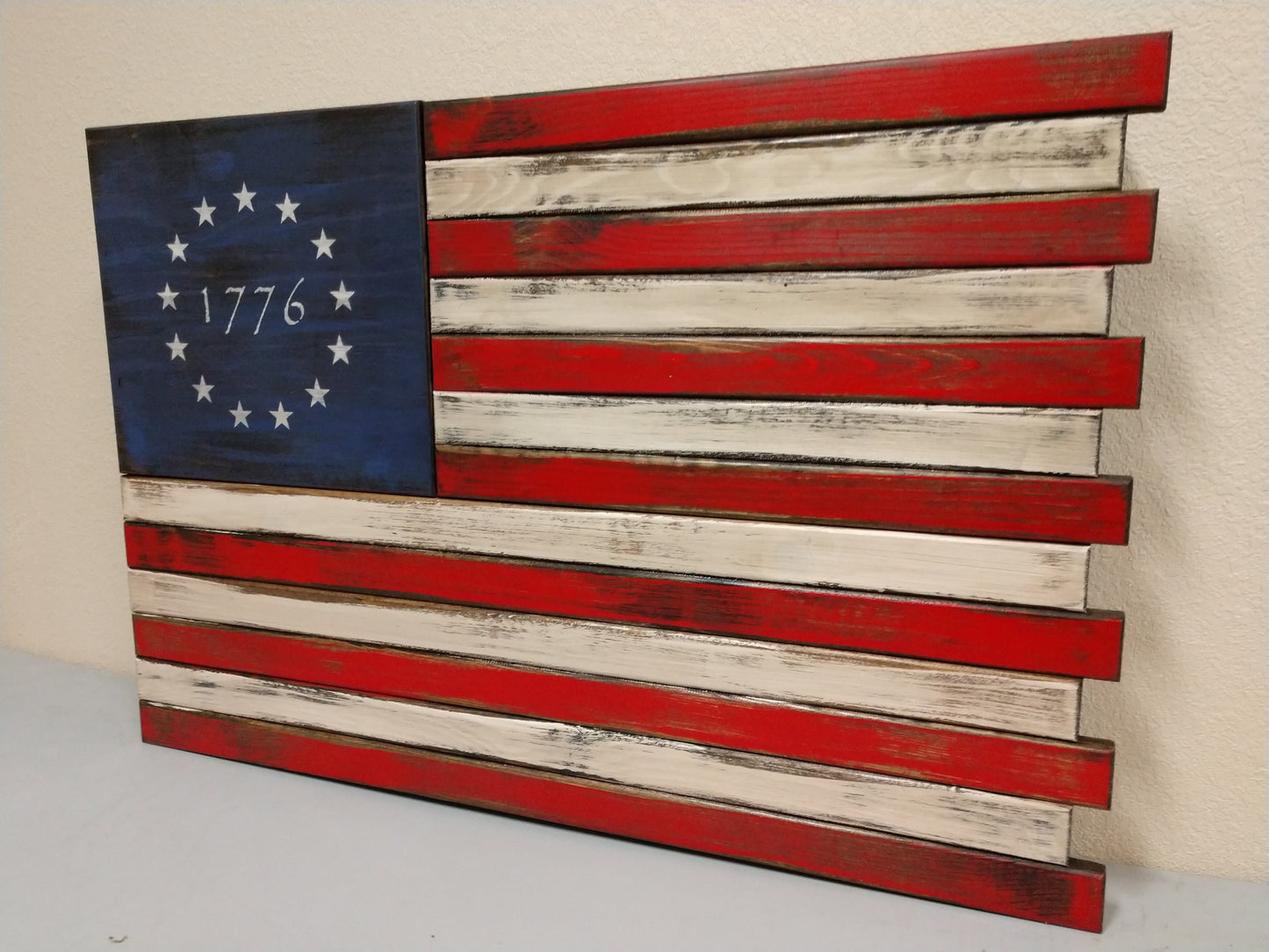 Deluxe 3 Compartment Gun Concealment Case (Traditional American Flag Designs)