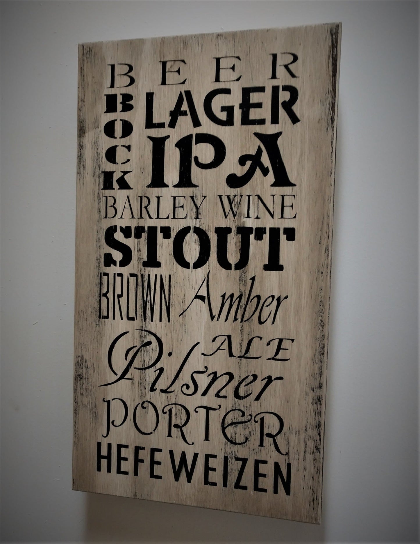 Mini Craft Beer Gun Storage Sign