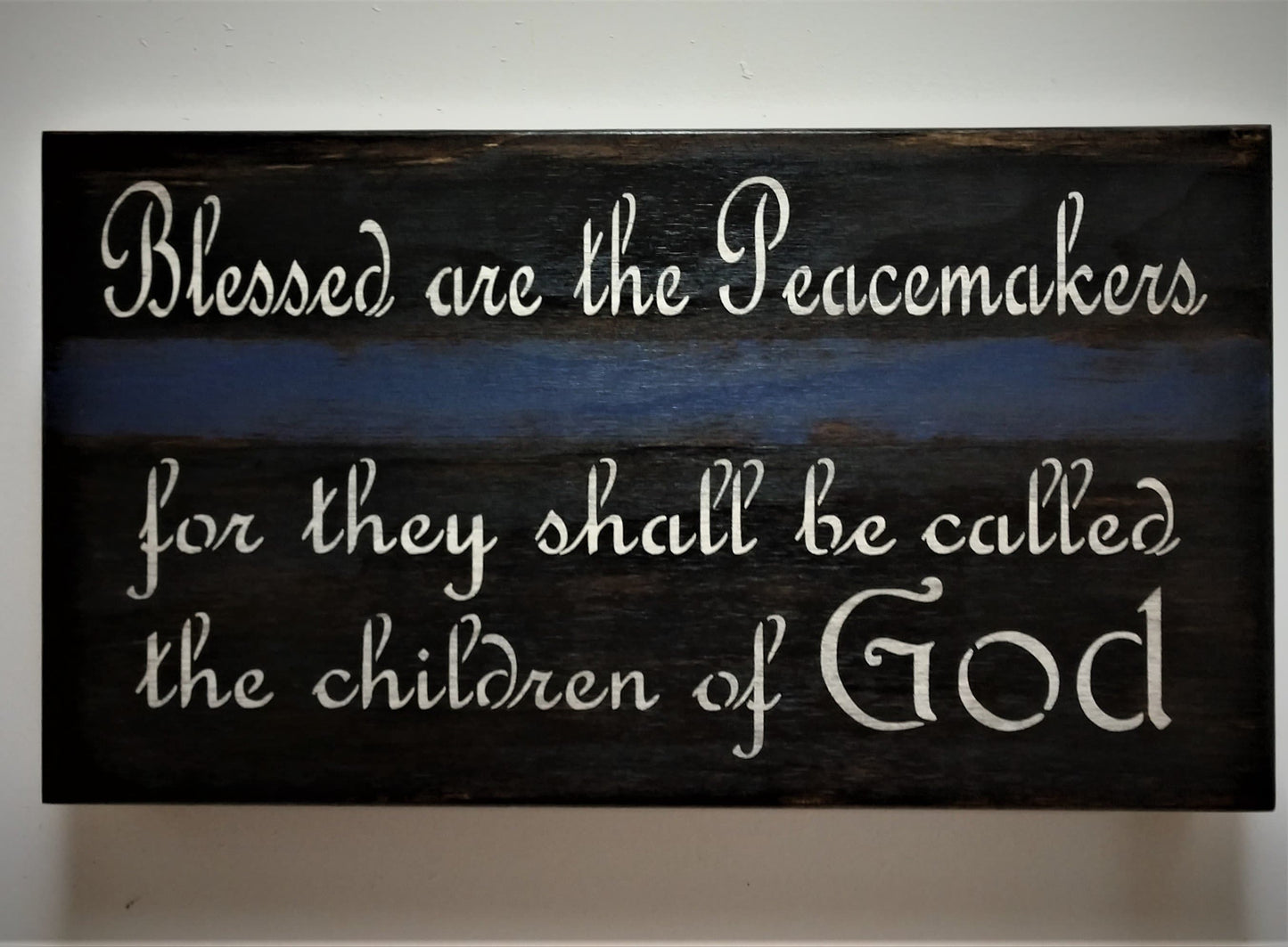 Mini “Blessed are the Peacemakers” Concealment Wall Art