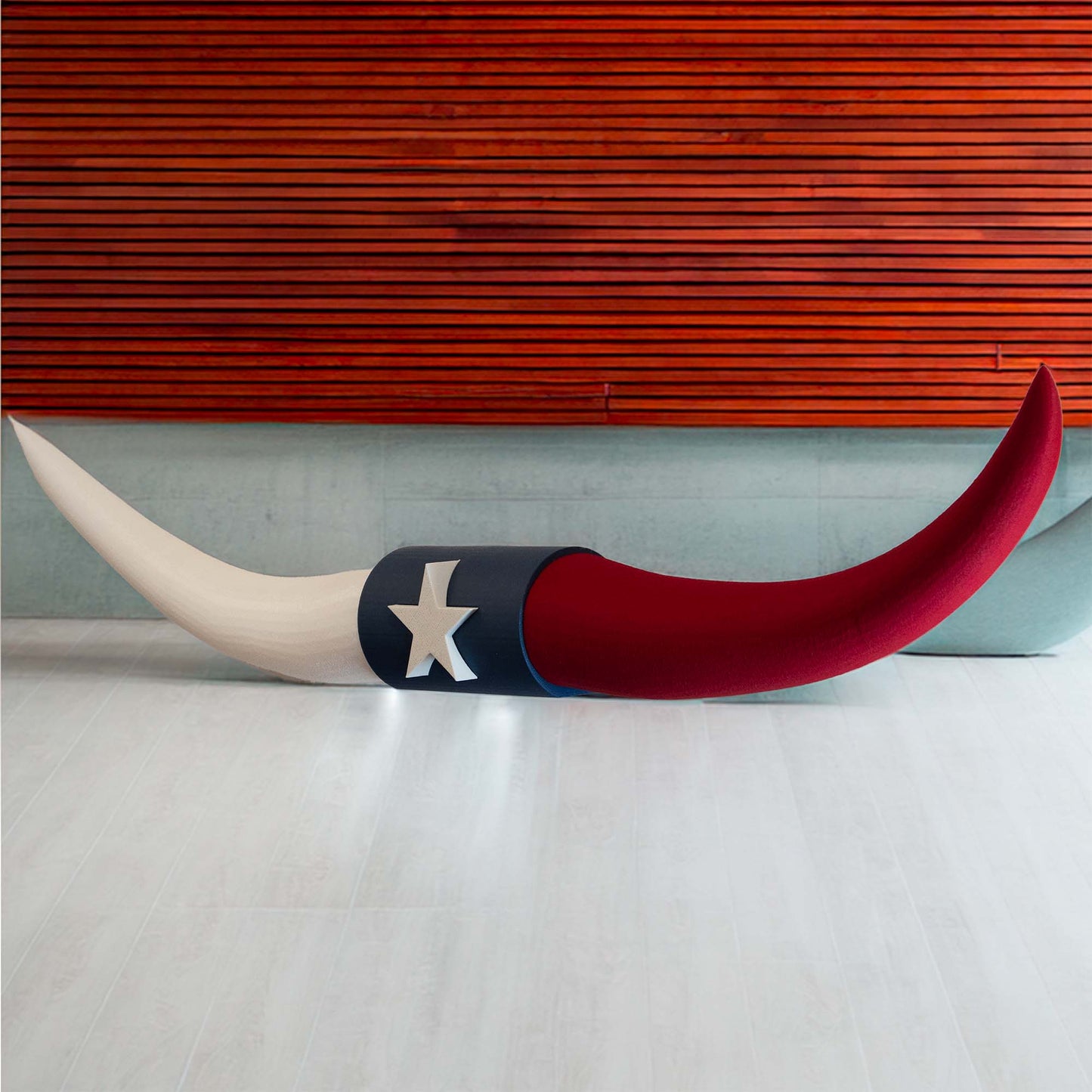 ADG42 Texas Flag Faux Steer Horns Decor