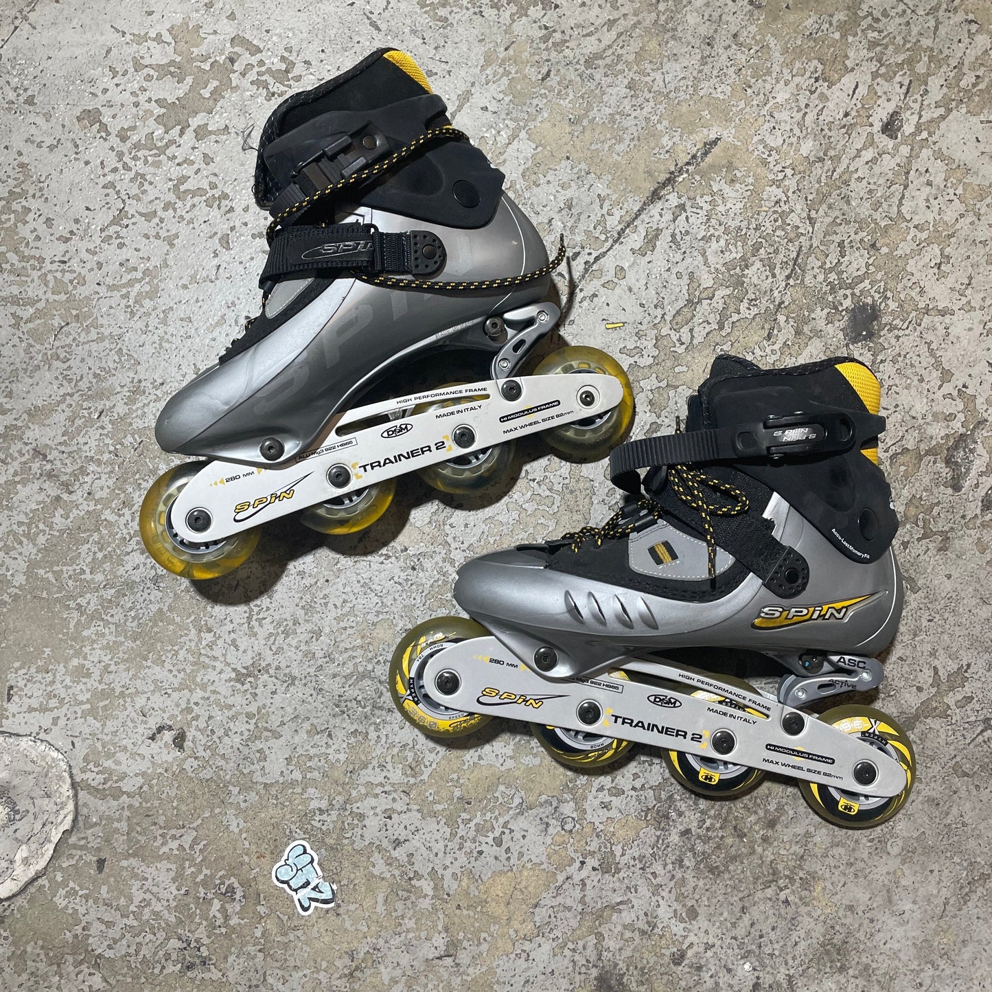 Spin Trainer 2 Inline Skate - Silver [Size 9]