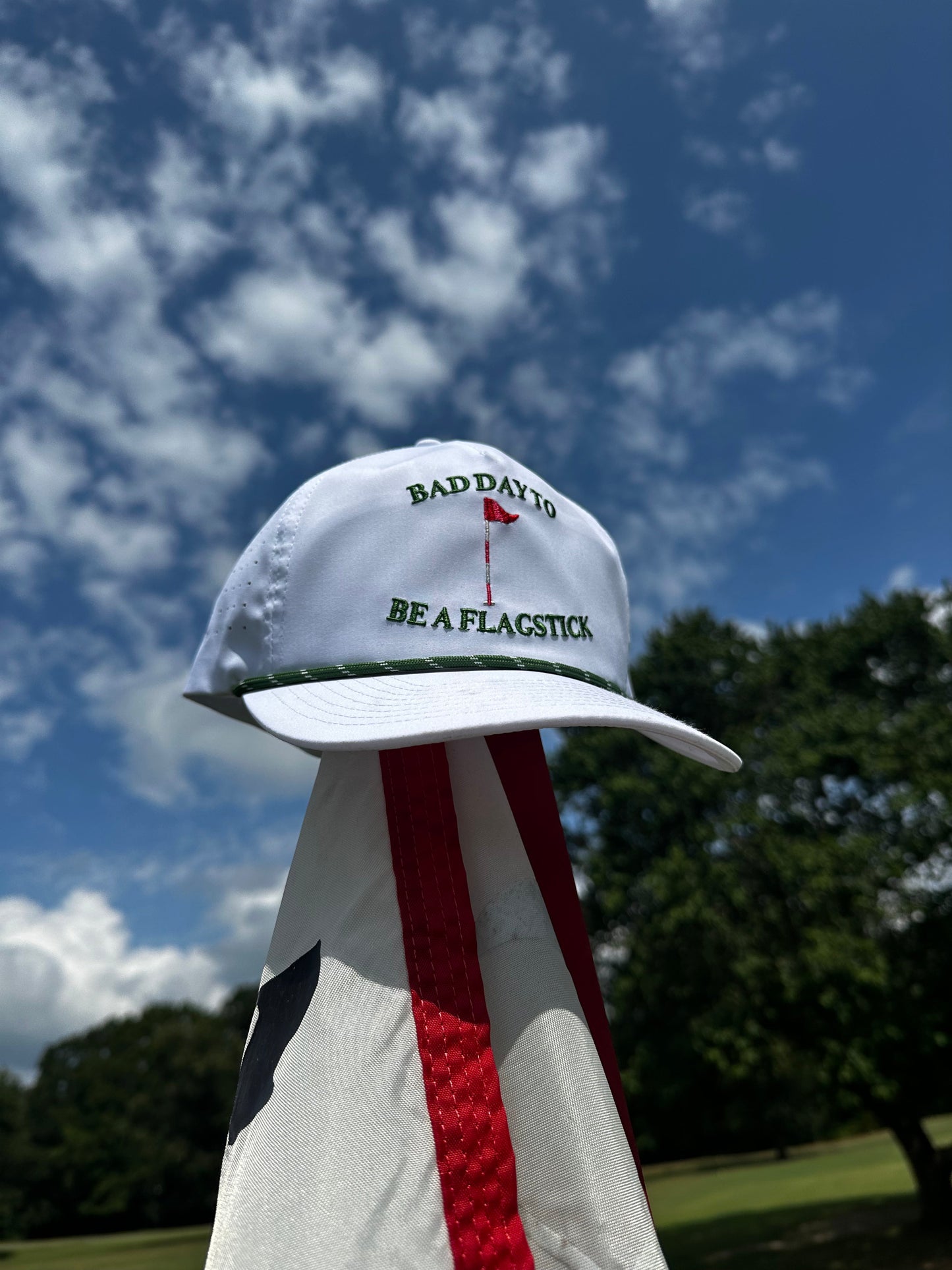 White Bad Day To Be A Flagstick