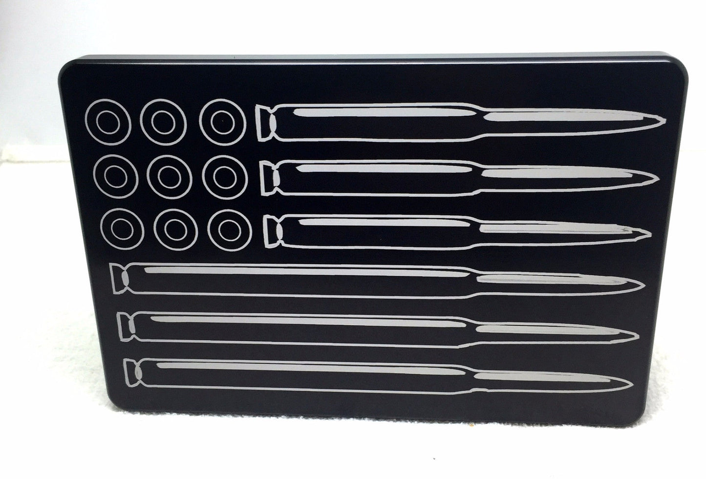 American Flag with Bullets Hitch Cover