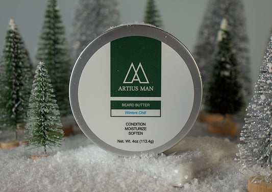 Winter’s Chill Beard Butter – Cooling Peppermint and Eucalyptus Beard Conditioner (4 oz)