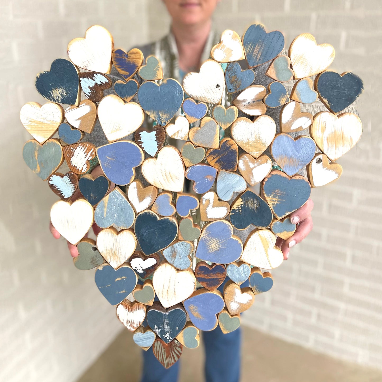 Heart of Hearts Wood Art