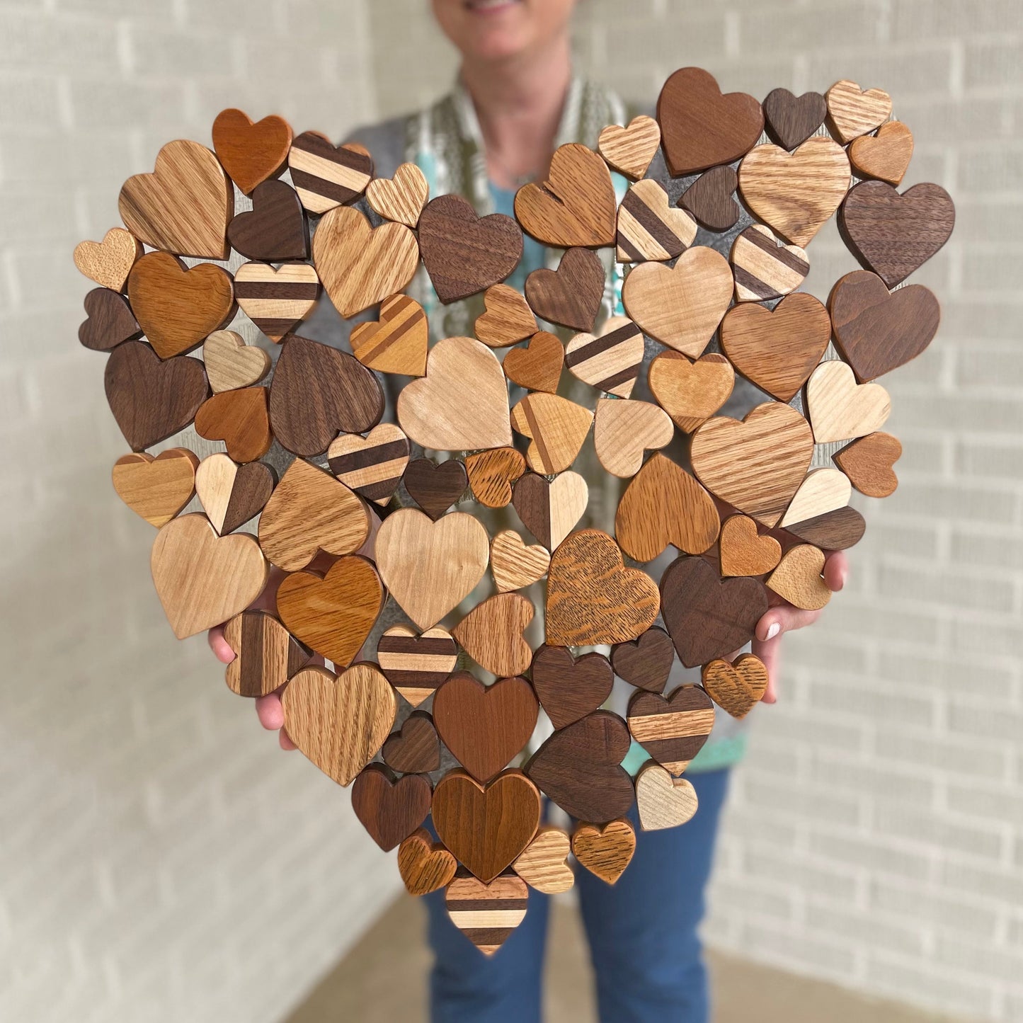 Heart of Hearts Wood Art