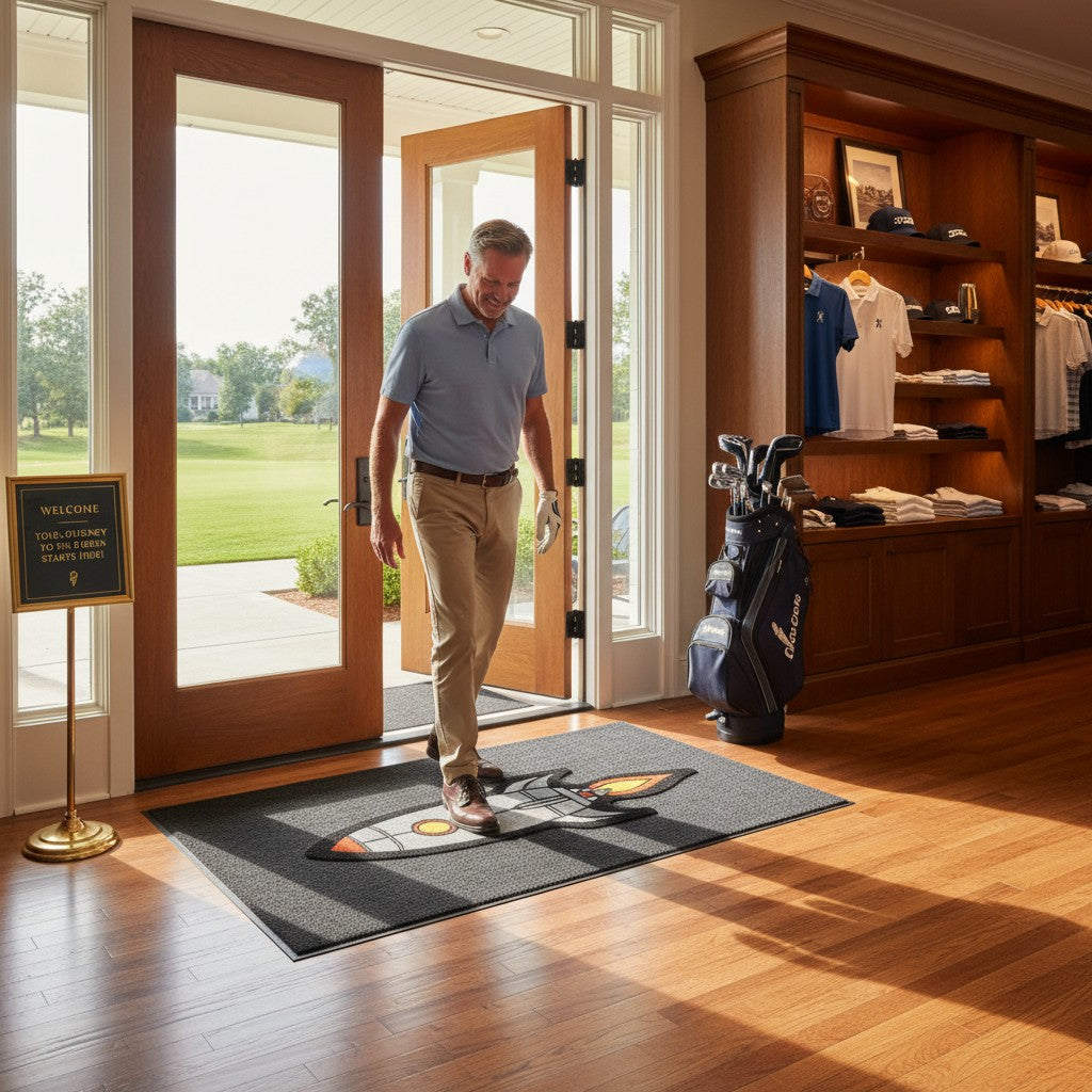 Pocket Rocket | Golf Shop Mat | Golf Accessory