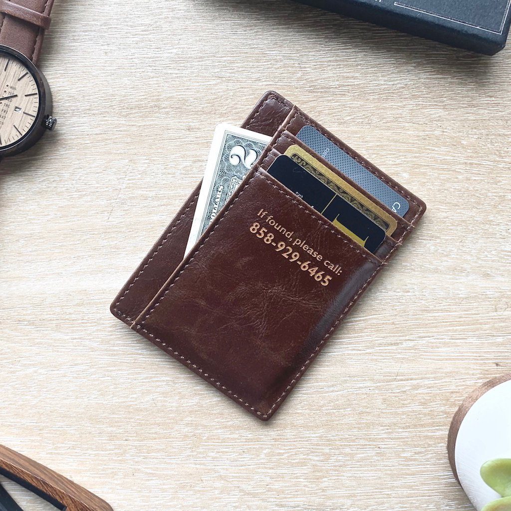 Front Pocket Wallet: Number