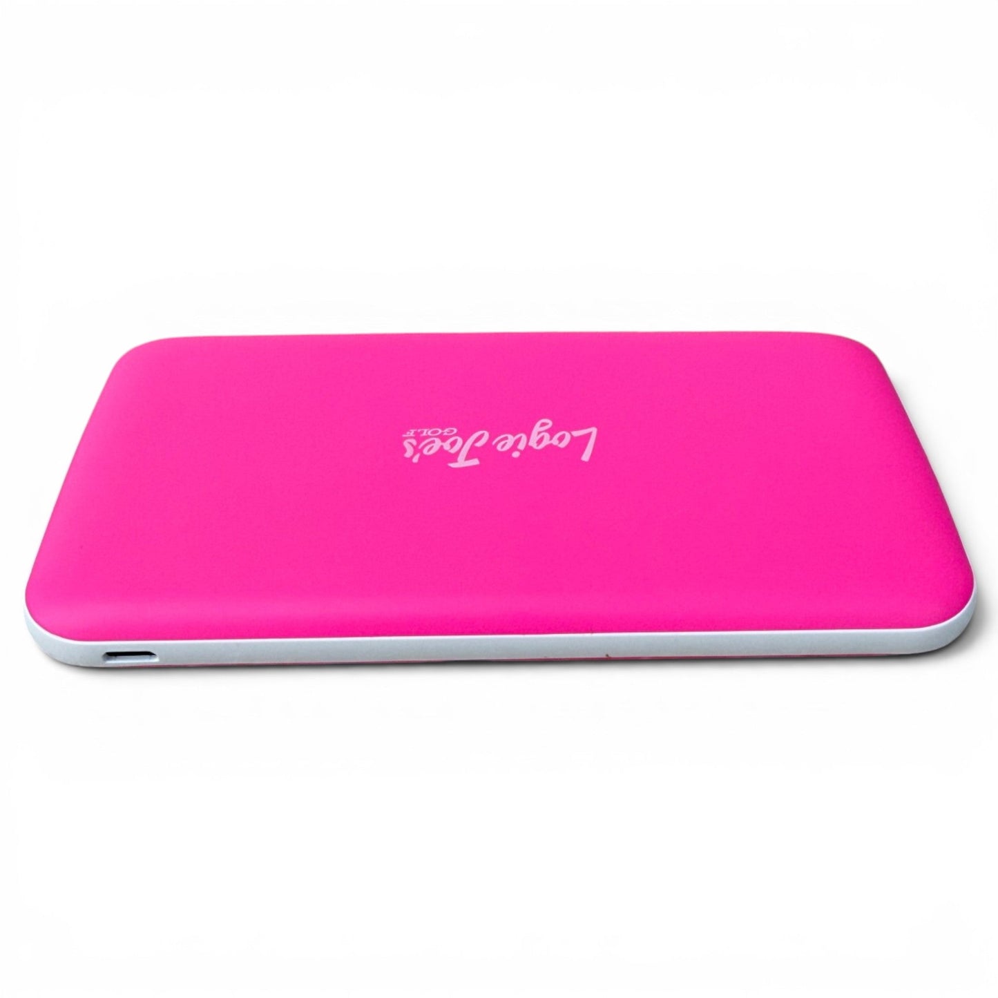 Fast Charge Power Bank | 10,000mAh Portable Charger | Slim USB-C Battery Pack for iPhone & Android | Travel & Golf Ready | Neon Pink