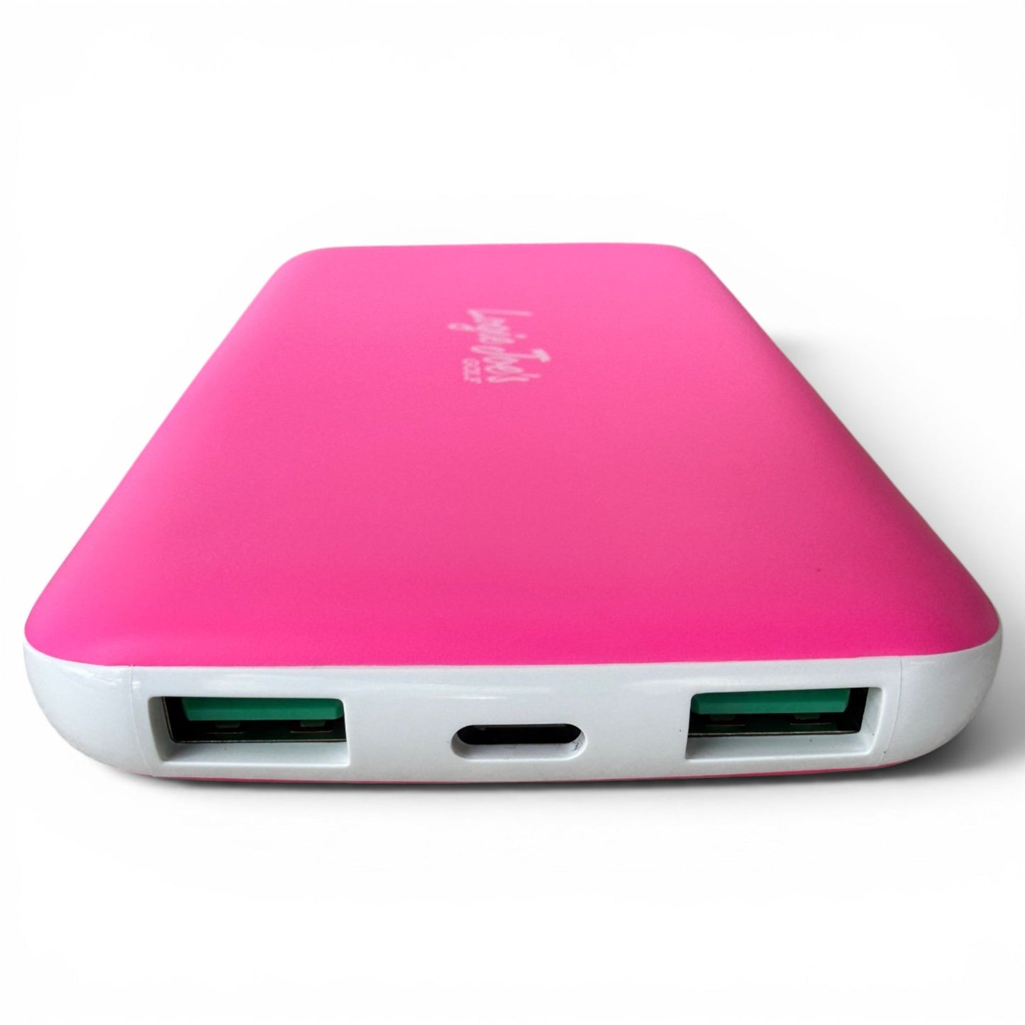 Fast Charge Power Bank | 10,000mAh Portable Charger | Slim USB-C Battery Pack for iPhone & Android | Travel & Golf Ready | Neon Pink