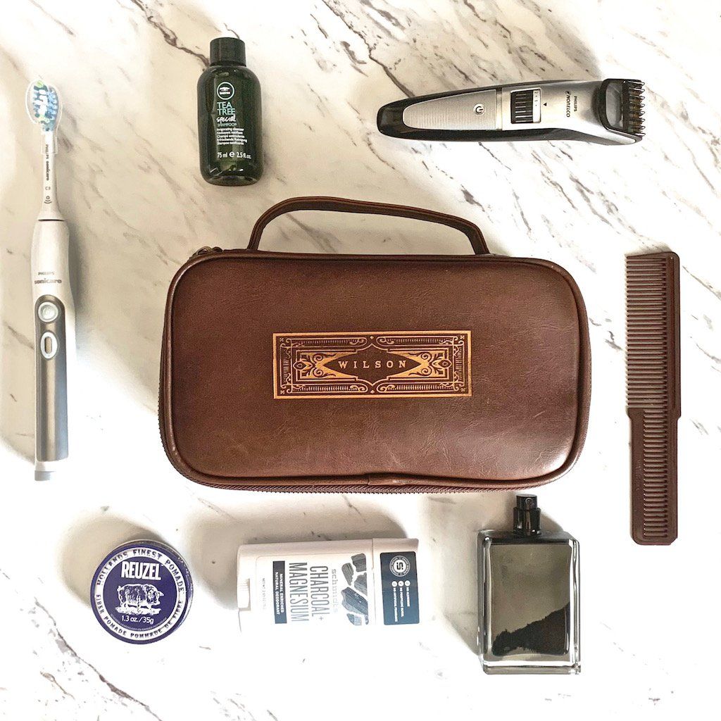 Personalized Dopp Kit: Vintage