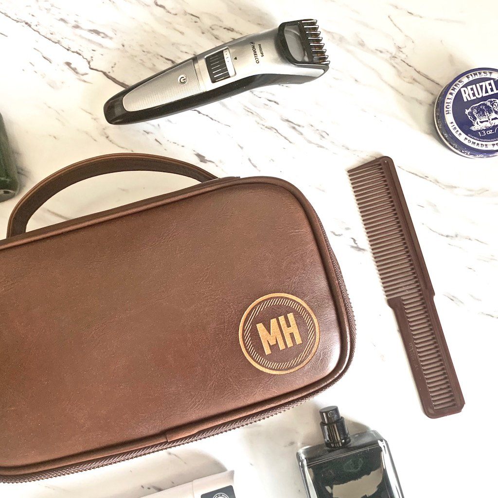 Personalized Dopp Kit: Circle