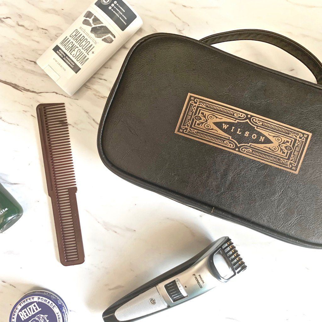 Personalized Dopp Kit: Vintage