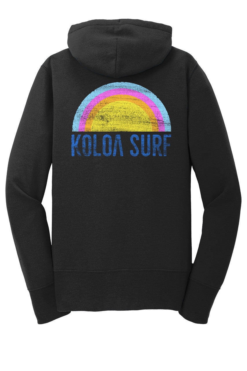 Koloa Rainbow Women's Zip-Up Hoodie
