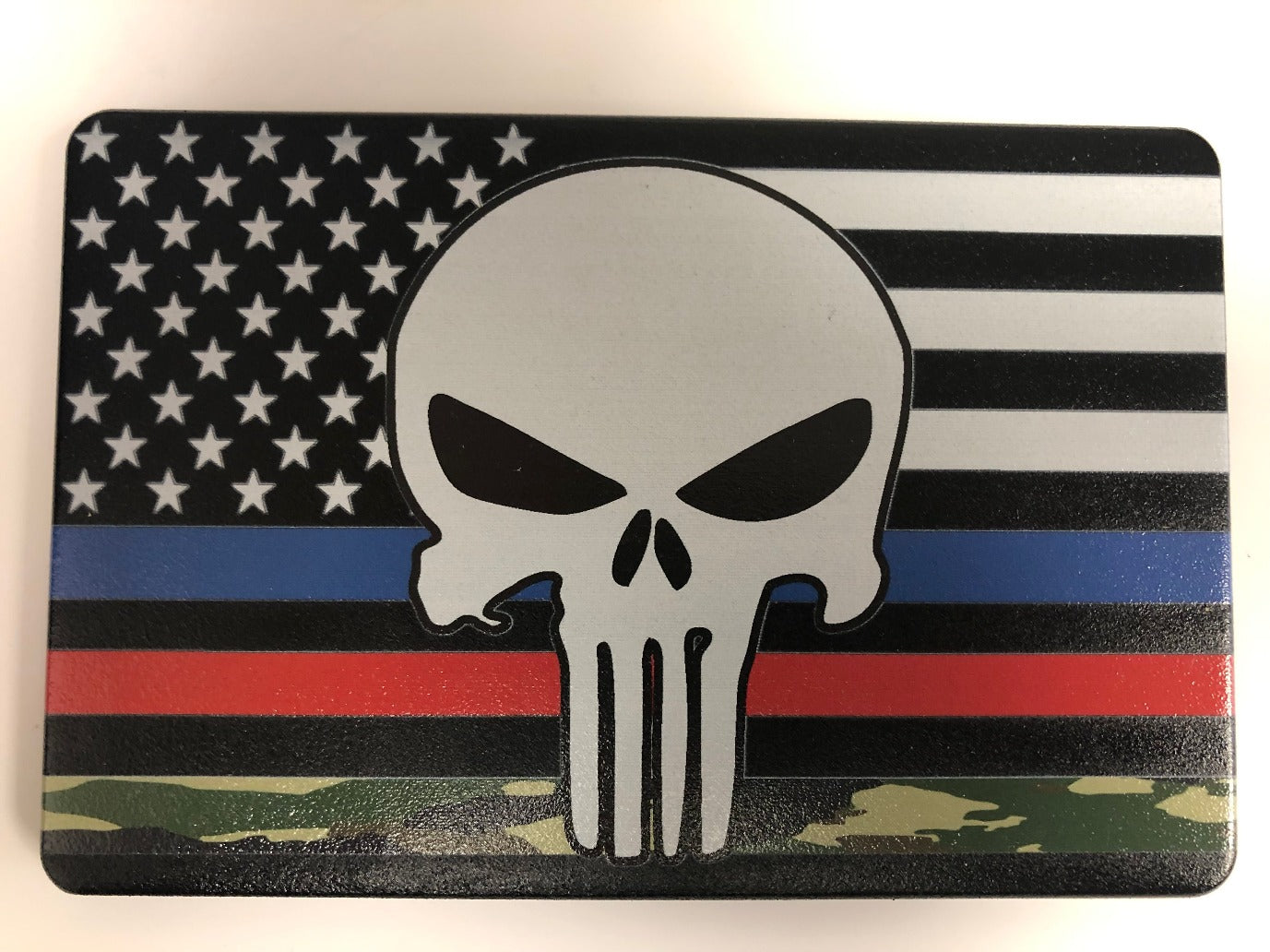 American Flag Blue Line Red Line Camo Line Punisher Hitch Cover