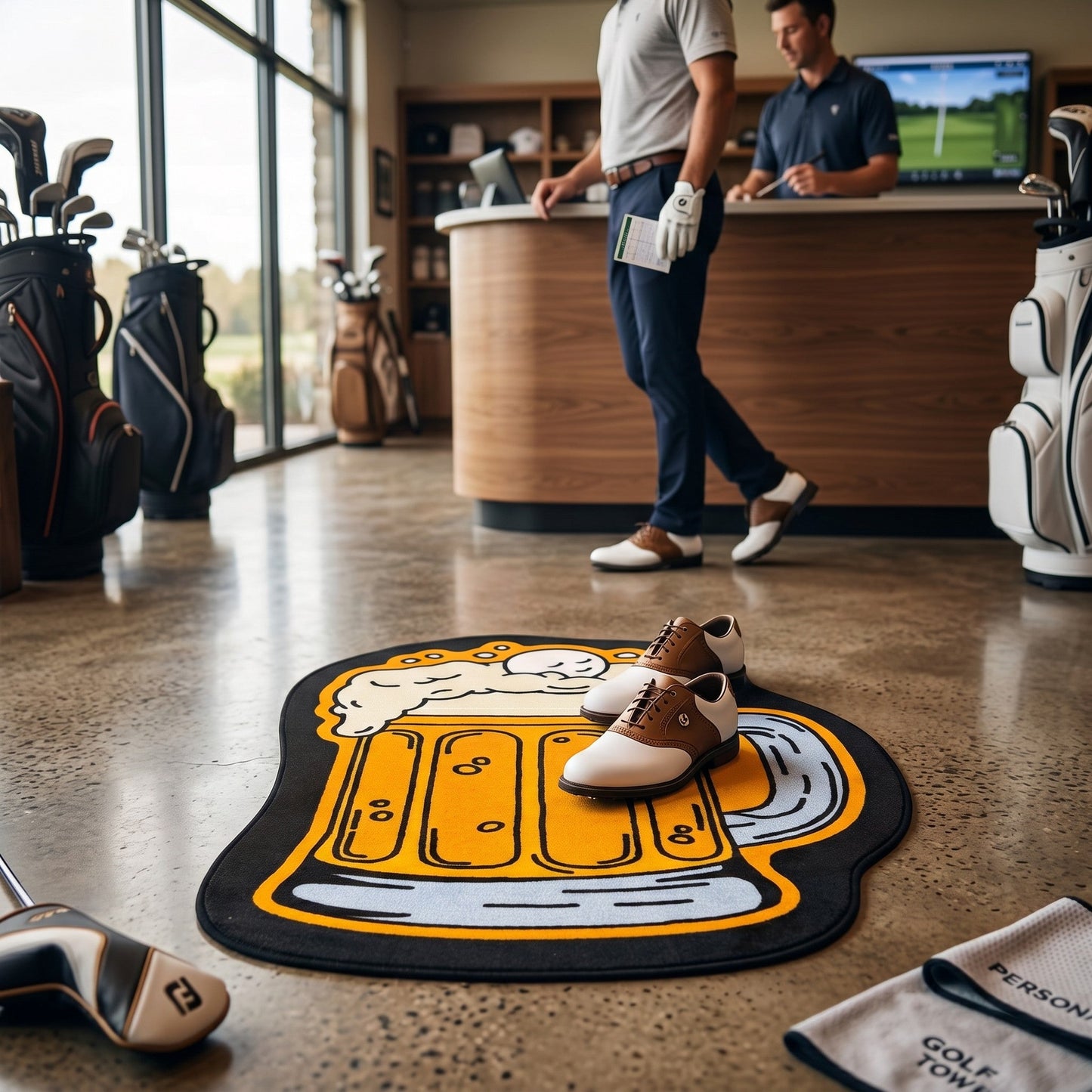 Cold One | Golf Shop Mat | Golf Accessory