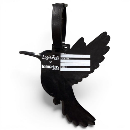 Hummingbird Clip-On Tag | Multi-Use Bag Tag, Travel Tag, Golf Accessory
