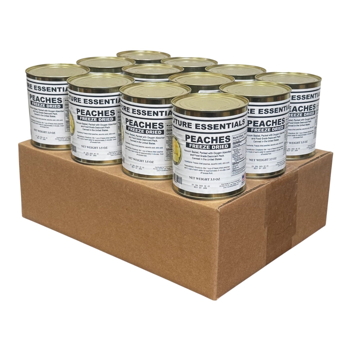 Future Essentials Freeze Dried Sliced Peaches
