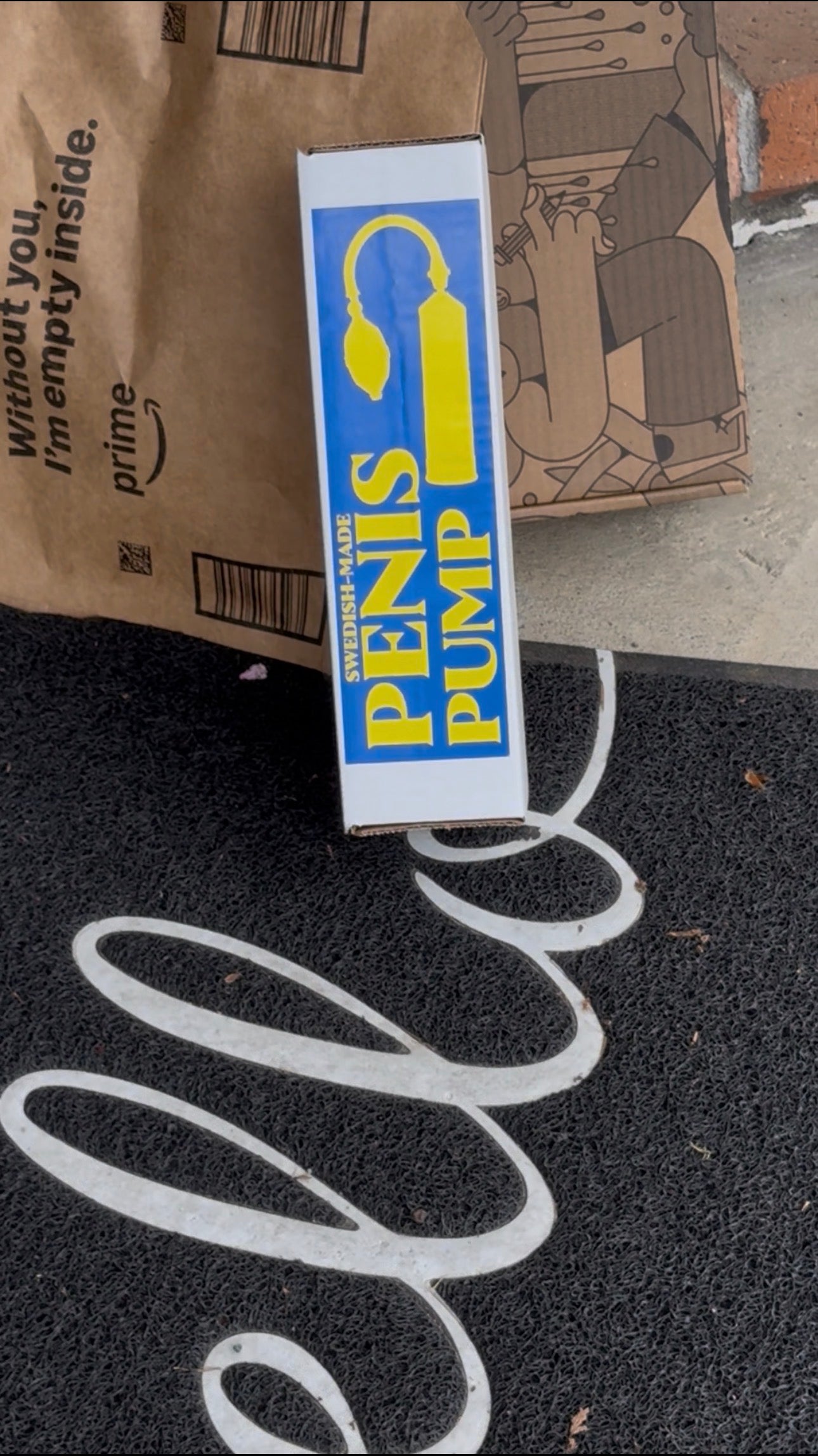Swedish-Made Penis Pump Prank Package Tube
