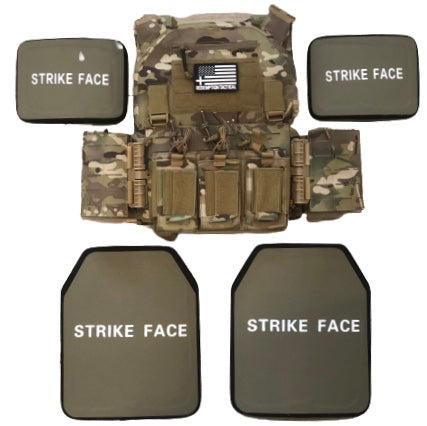 Redemption Tactical Crusader 2.0® l St. Michael FULL ARMOR KIT COMBO PACKAGE with Crusader 2.0 +IFAK Medical Kit + LEVEL IV  (2) 10x12 Front/Back Plates (2) 6x6 Side Plates (Level IV Ceramic)