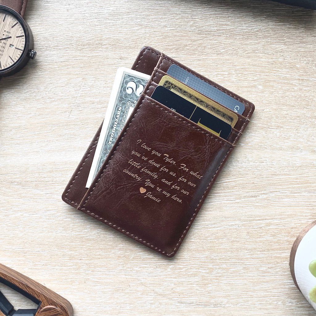 Front Pocket Wallet: Message