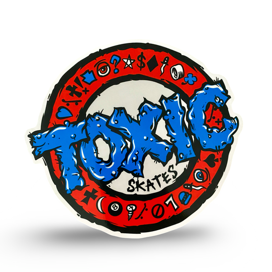 Toxic Skates Stickers 6" or 3"