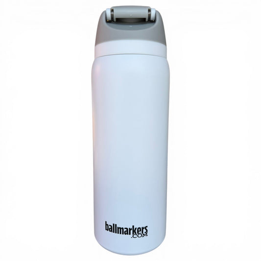 Pocket Aces Hydration Bottle | 32oz Insulated Stainless Steel | Flip Straw Lid w/ Handle