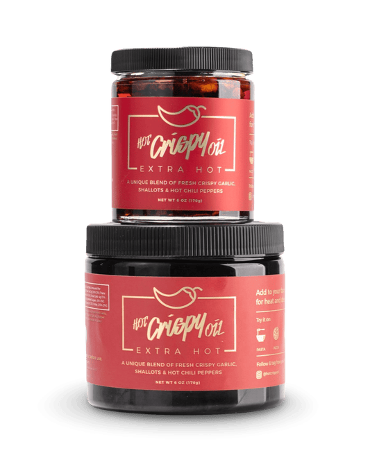 Extra Hot Crispy Oil –  Chili Crisp Garlic Oil