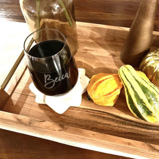 Stemless Wine Glasses - Set of 4: The Modern