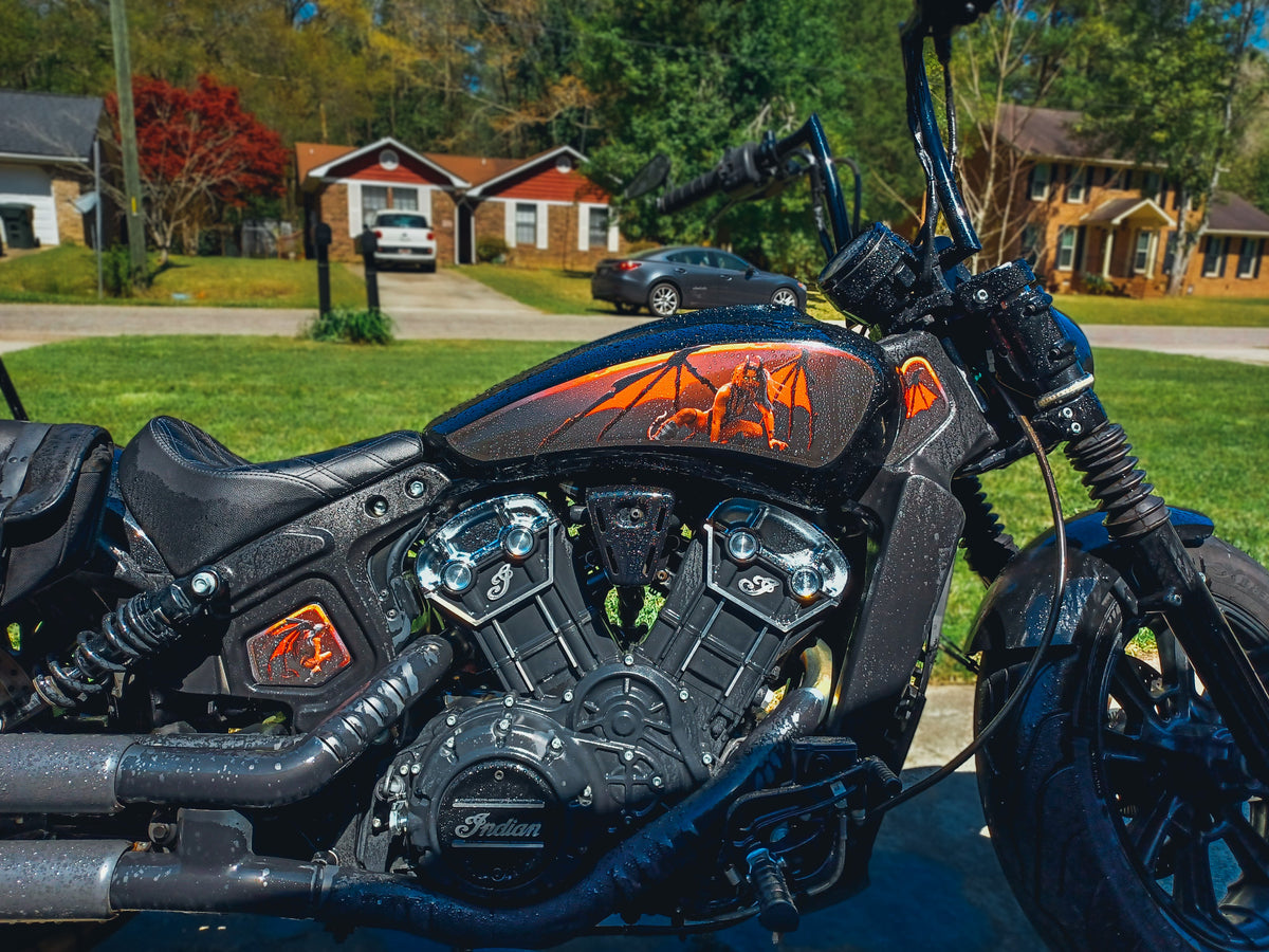 Morganna the Demoness - Indian Scout - Full Tank Color