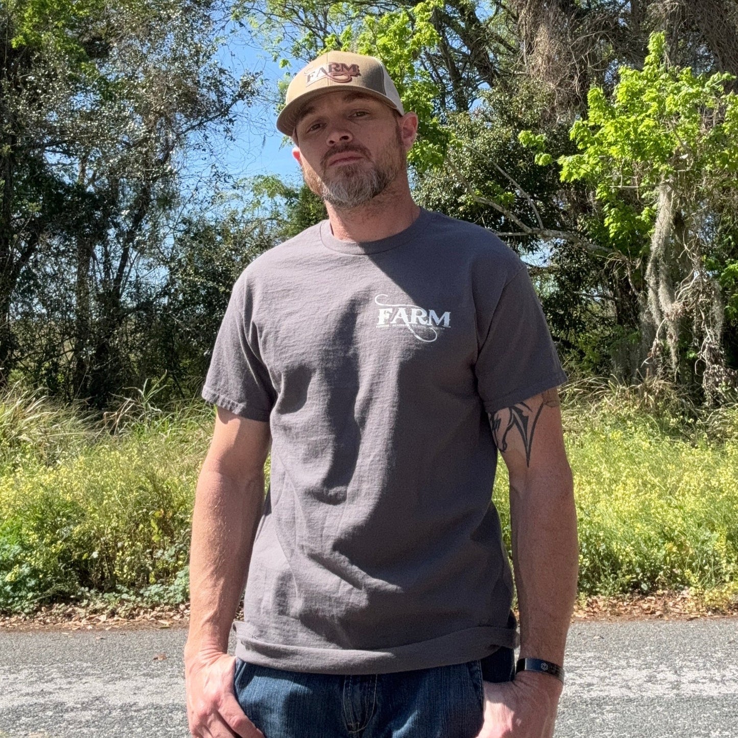 Hands On Tee Grey