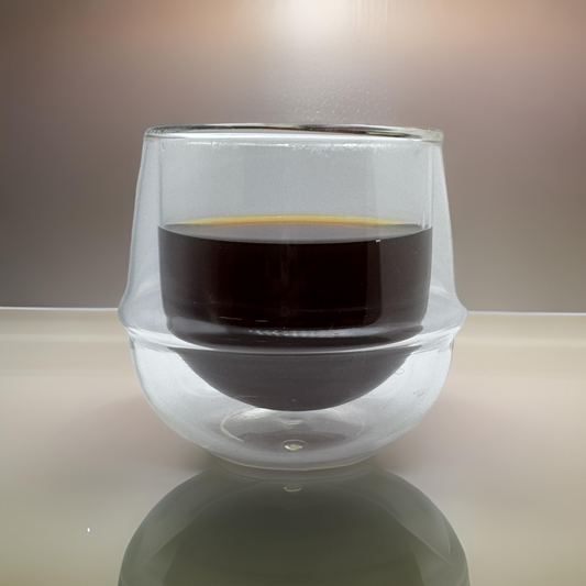 Double Wall Floating Coffee Glass For Coffee Short 250ML Xbloom Glass