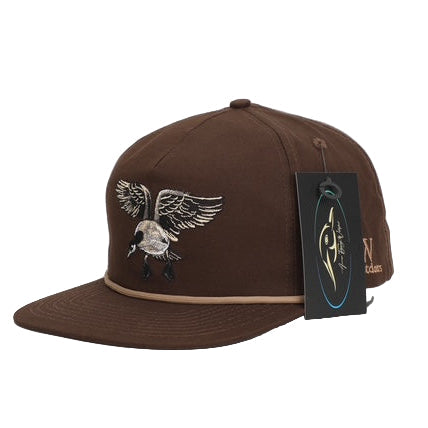 Dark Brown Goose RipStop Hat
