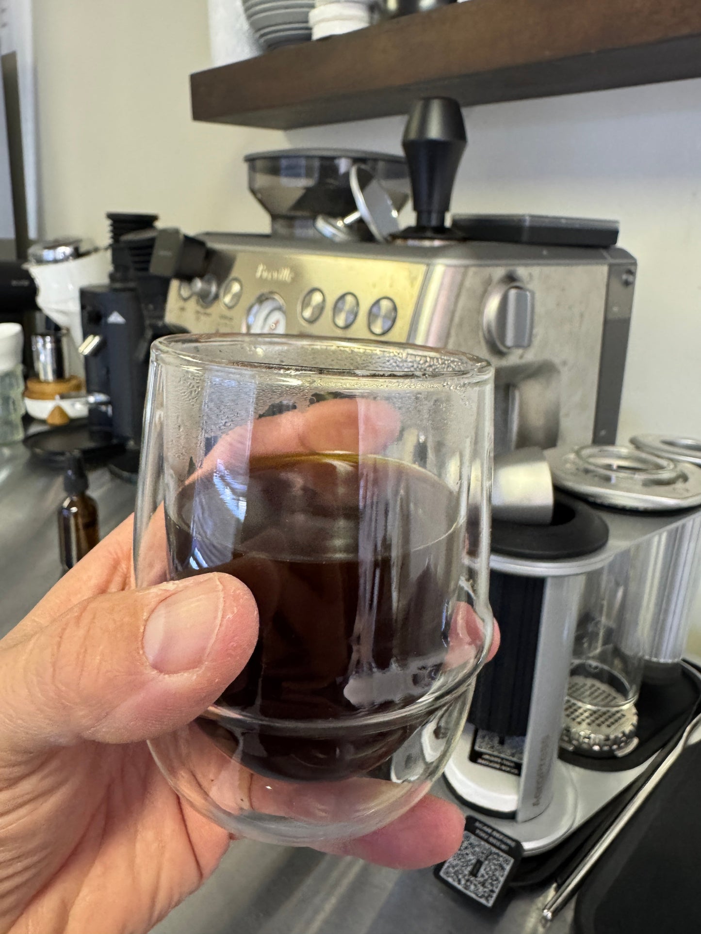 Double Wall Floating Coffee Glass For Coffee Tall 250ML Xbloom Glass Cup