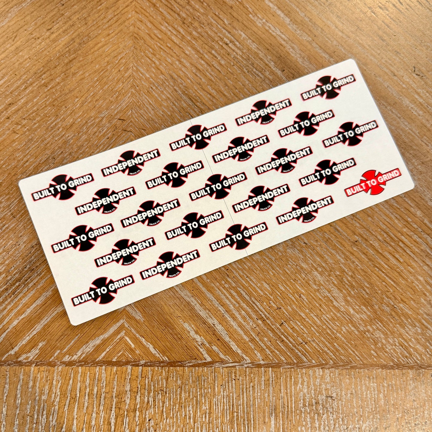 Independent LARGE Sheet VINTAGE Sticker 8.5”