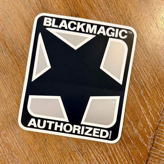 Black Magic VINTAGE NOS Dealer Sticker 7.5”