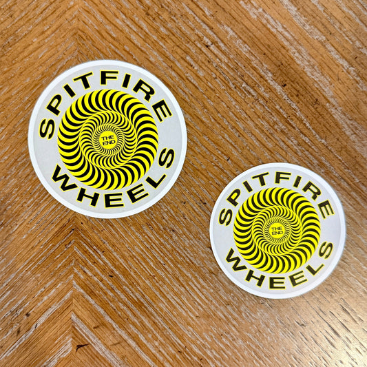 Spitfire The End VINTAGE NOS Stickers 2.25” & 2.75"