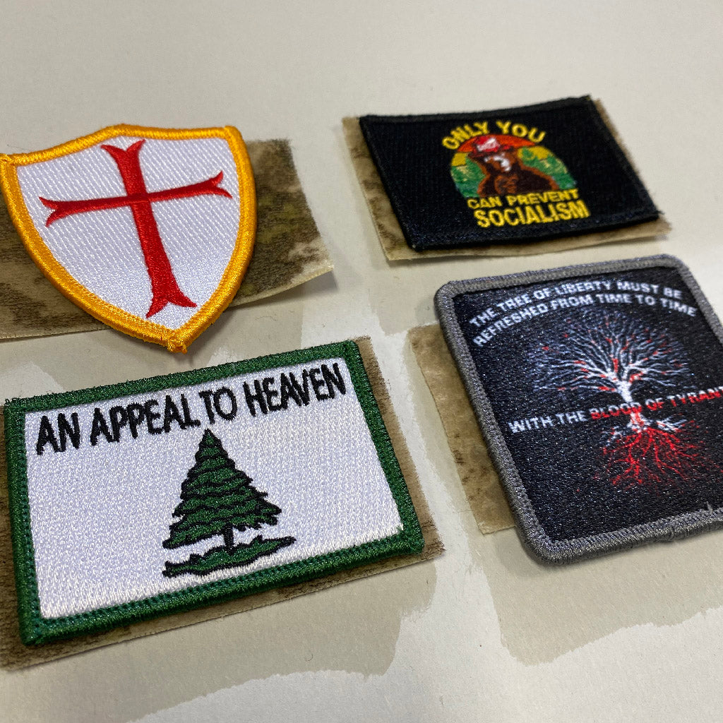 Build a 4-pack Tactical Patch Set-Up - $12 Special
