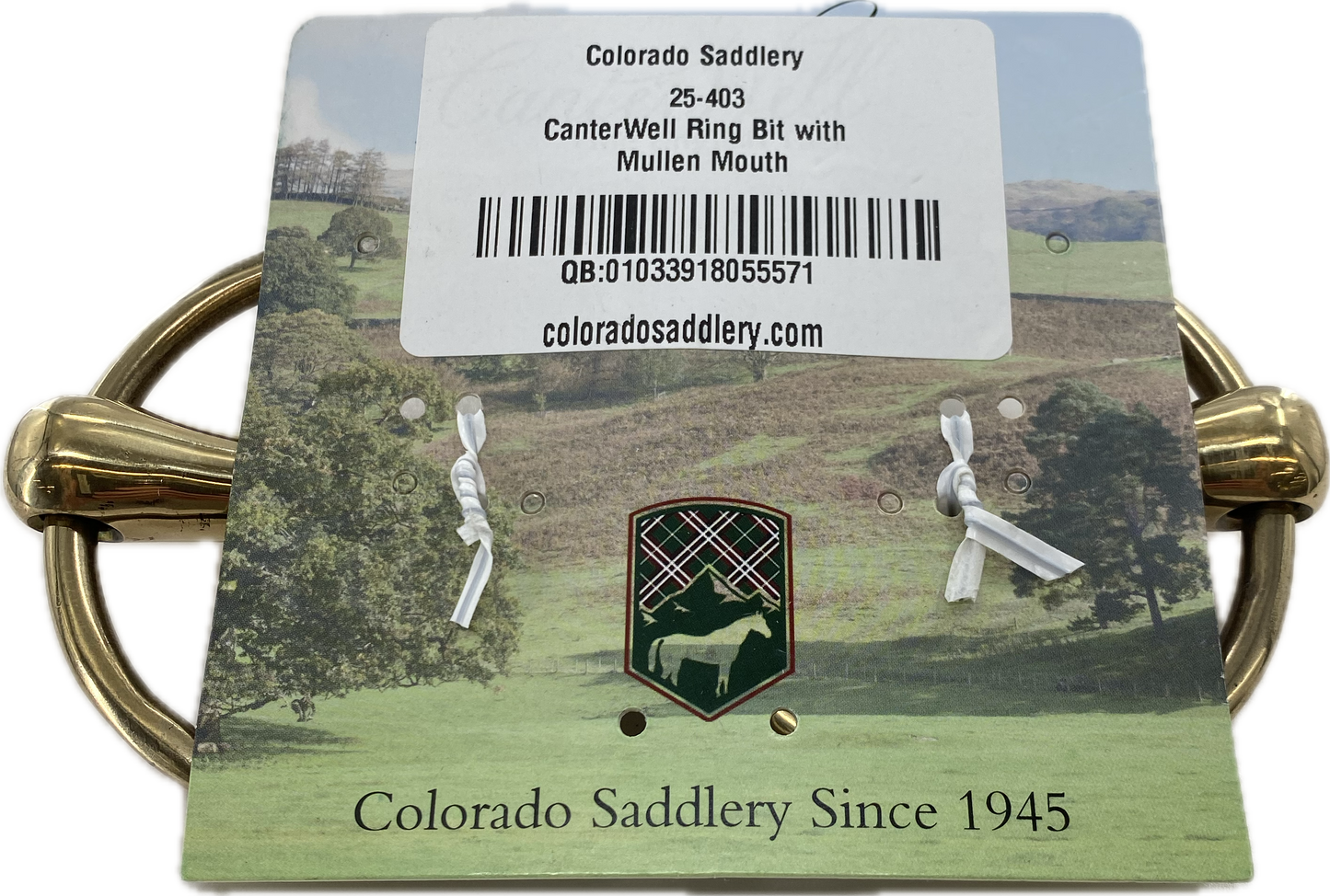 Canter Well Loose Ring Bit with Mullen Mouth