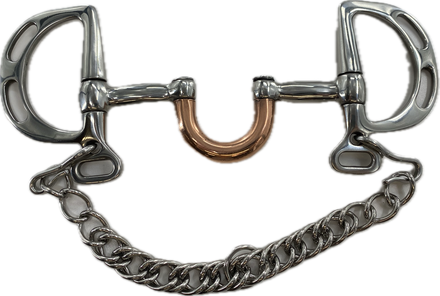 Canter Well SS Slotted Kimberwick Bit